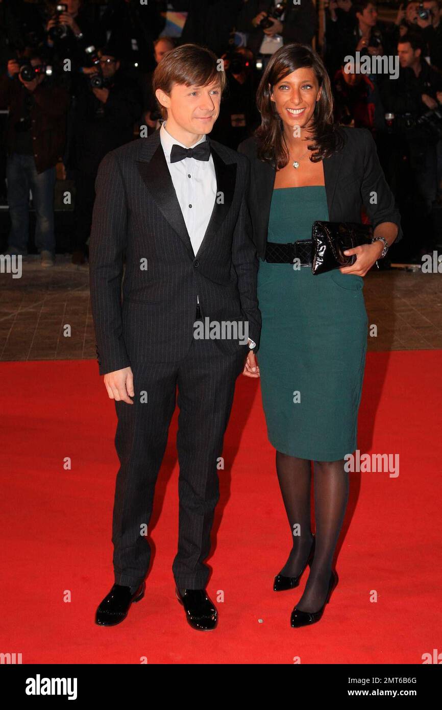 Martin Solveig and wife arrive at the NRJ Music Awards in Cannes