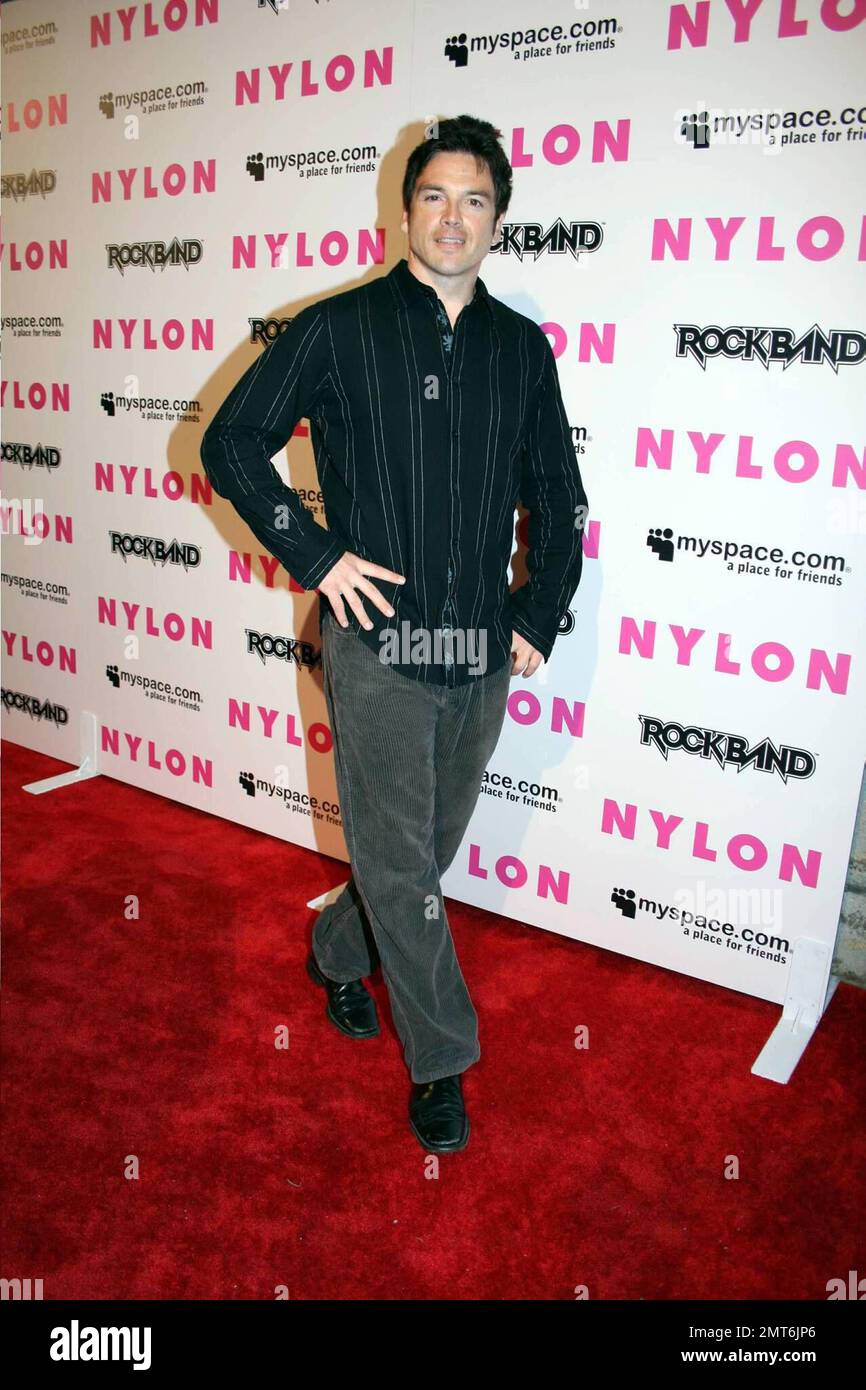 Jason Gedrick attends the 'Nylon' magazine and MySpace.com party celebrating the music issue entitled 'School of Rock.' Los Angeles, CA. 6/3/08. Stock Photo