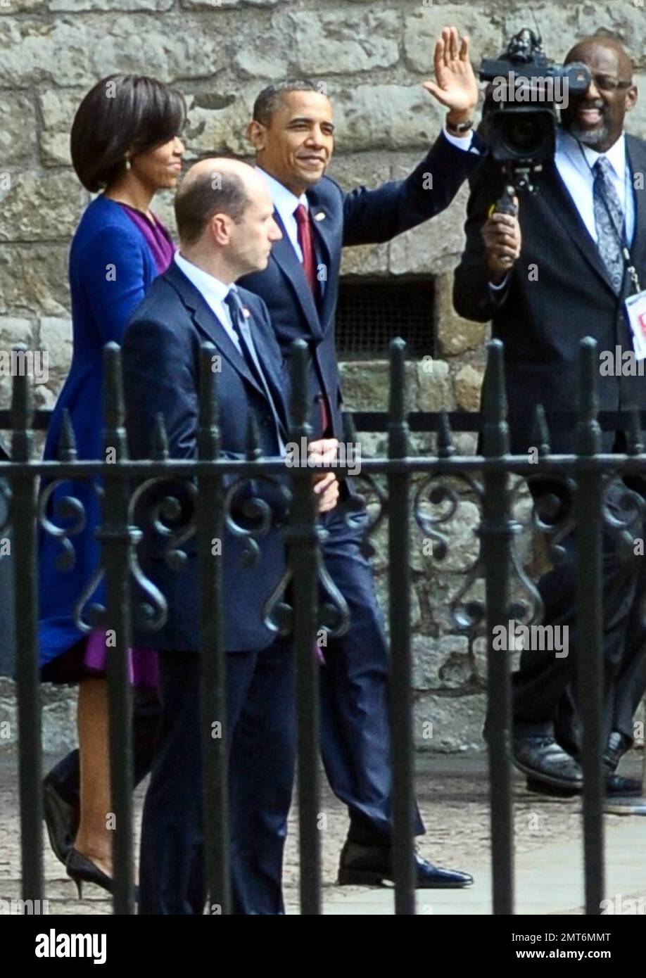 US President Barack Obama pays a visit to the historic Westminister ...