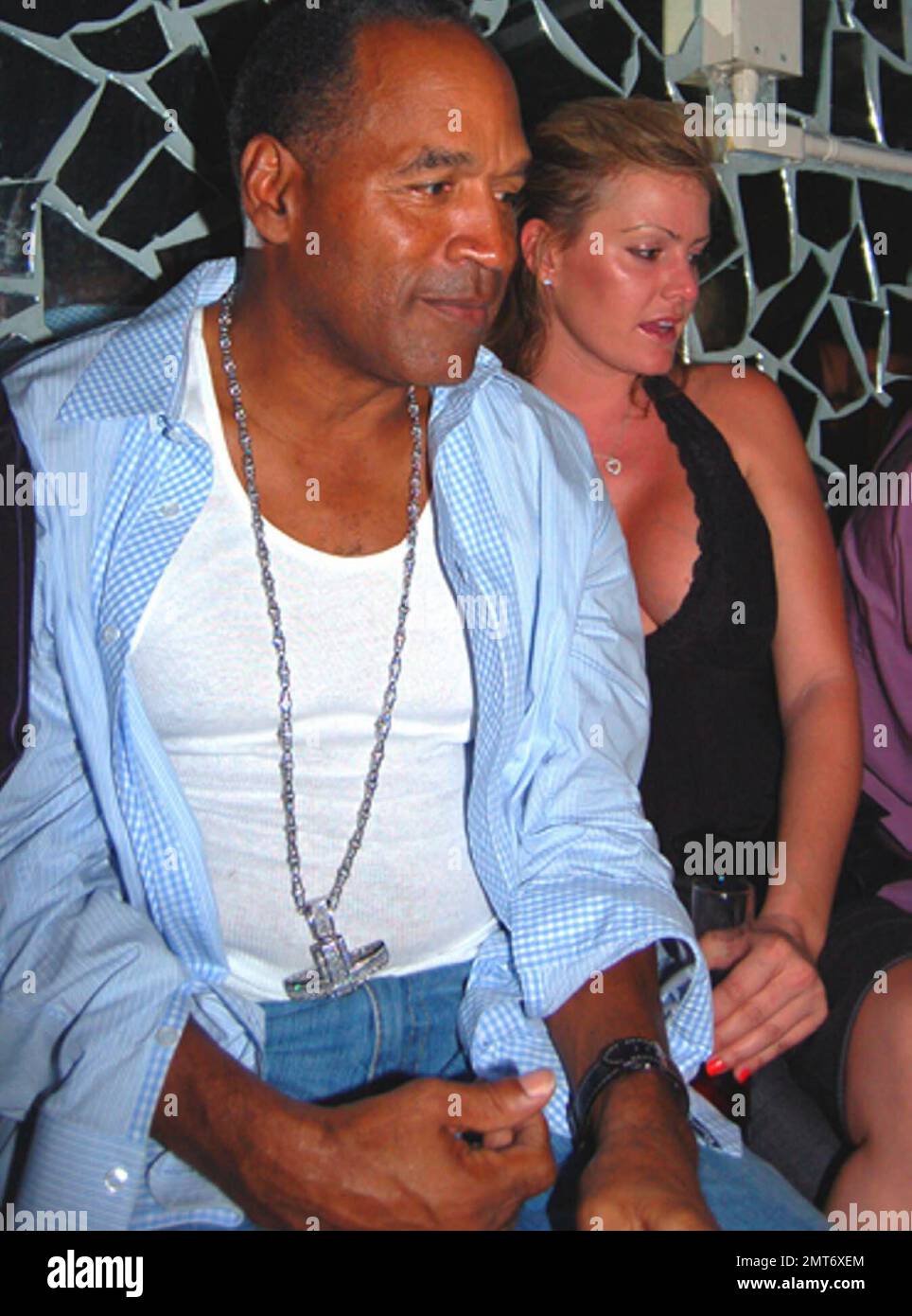 OJ Simpson Parties With Girlfriend Christie Prody At Dennis Rodmans