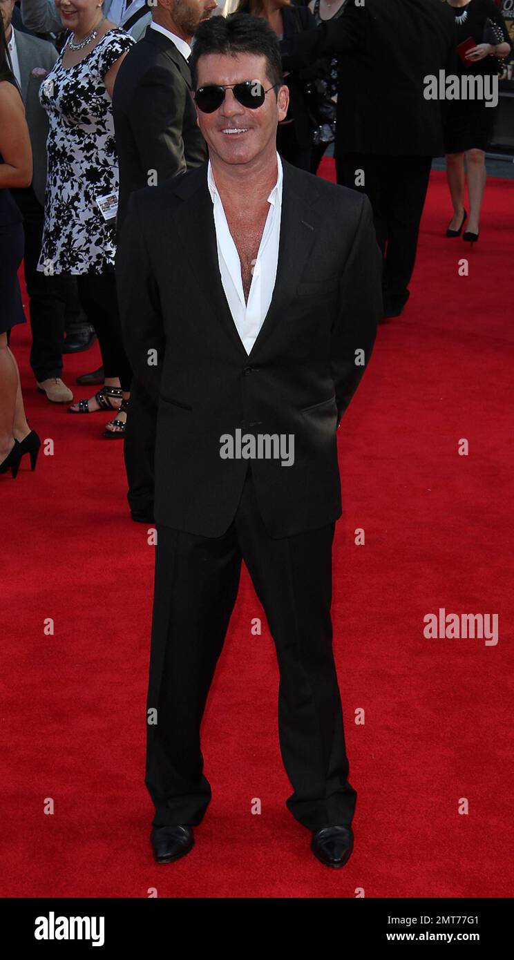 Simon cowell world premiere one direction hi-res stock photography and ...