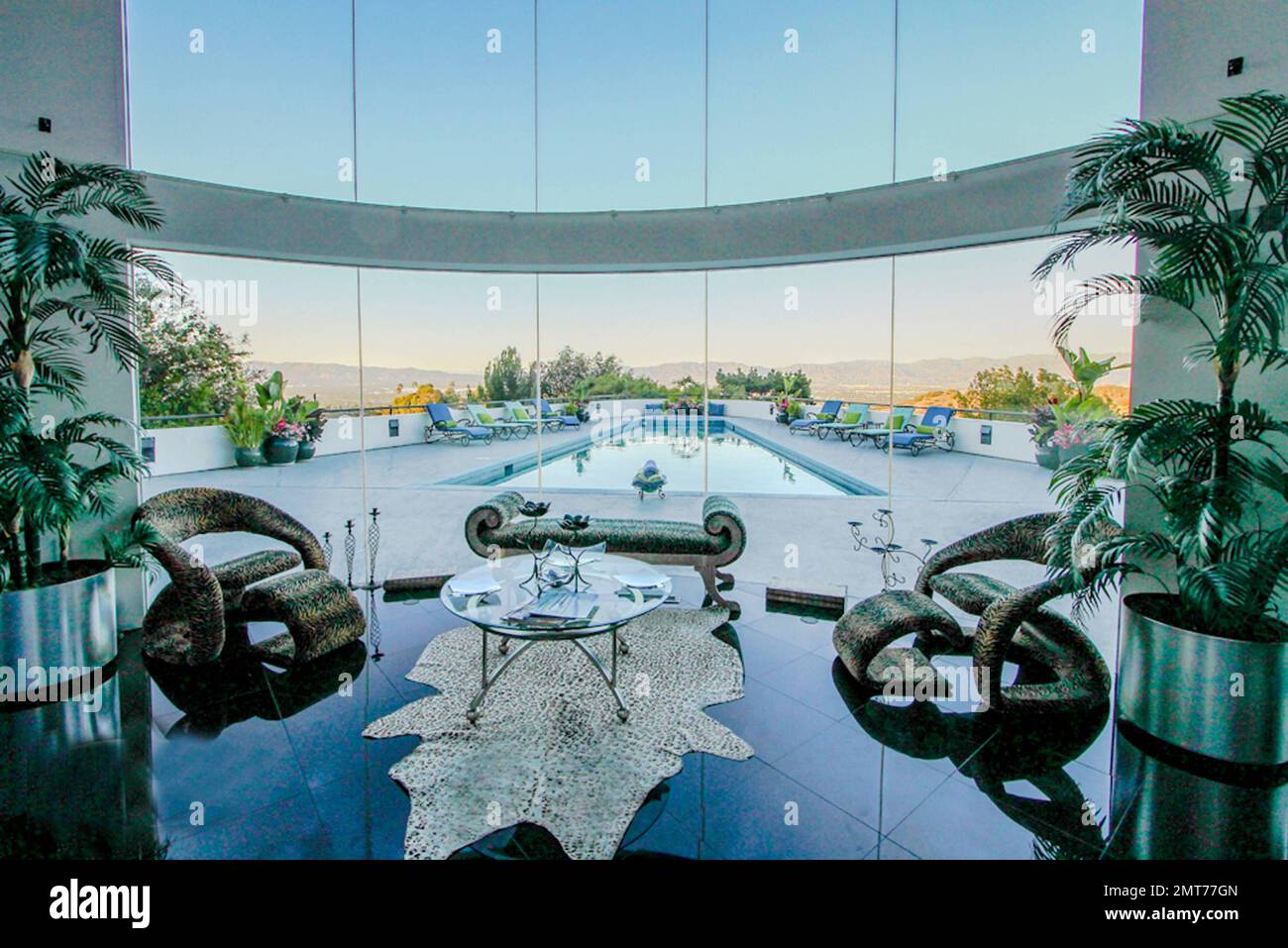 EXCLUSIVE!! This appears to be the extravagant rented mansion that ...