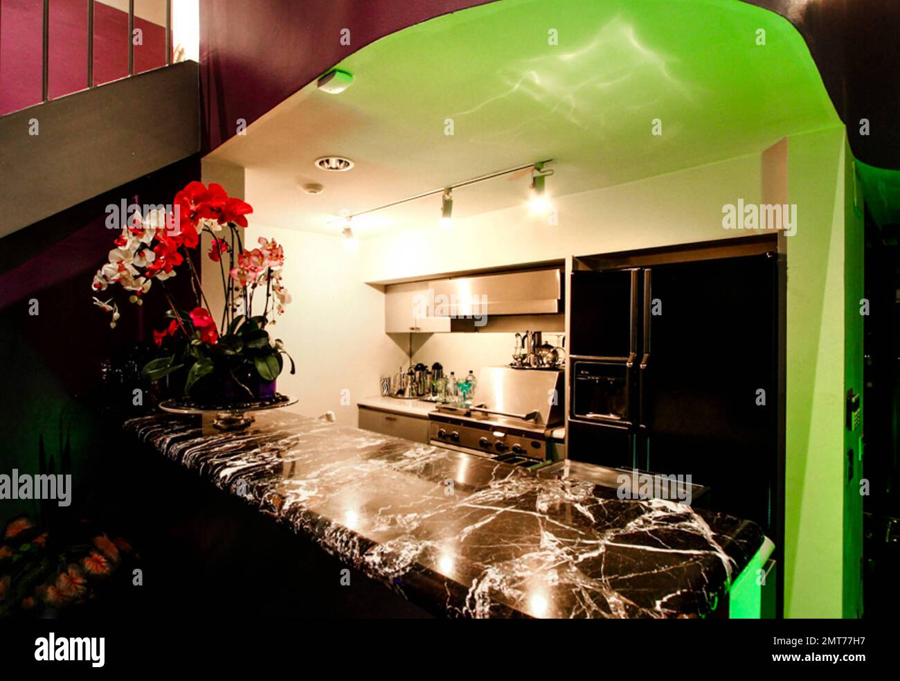 EXCLUSIVE!! This appears to be the extravagant rented mansion that ...
