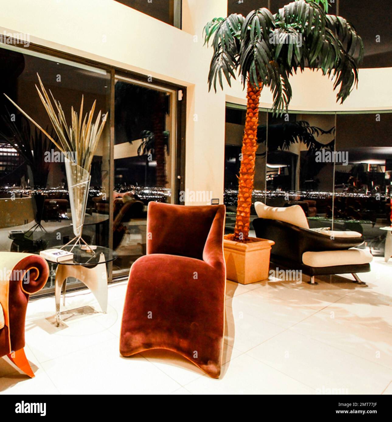 EXCLUSIVE!! This is the extravagant rented mansion at which members of ...