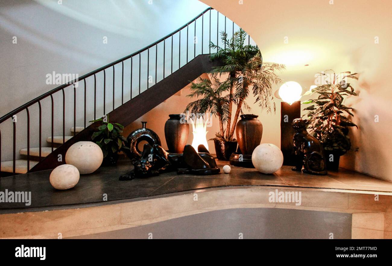 EXCLUSIVE!! This is the extravagant rented mansion at which members of ...