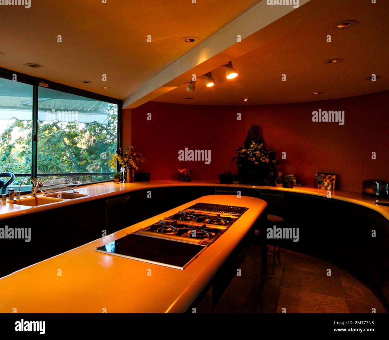 EXCLUSIVE!! This is the extravagant rented mansion at which members of ...