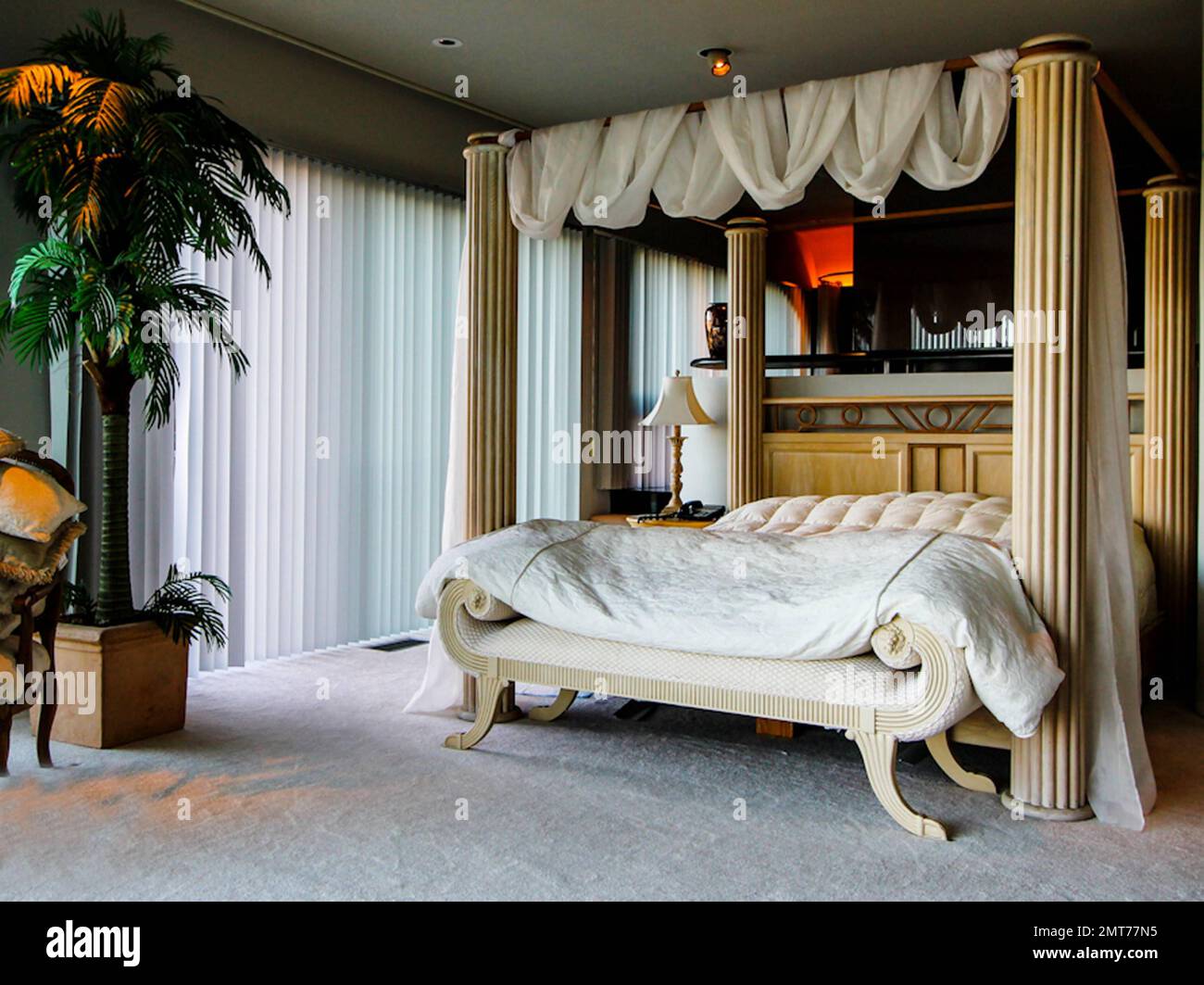 EXCLUSIVE!! This is the extravagant rented mansion at which members of ...