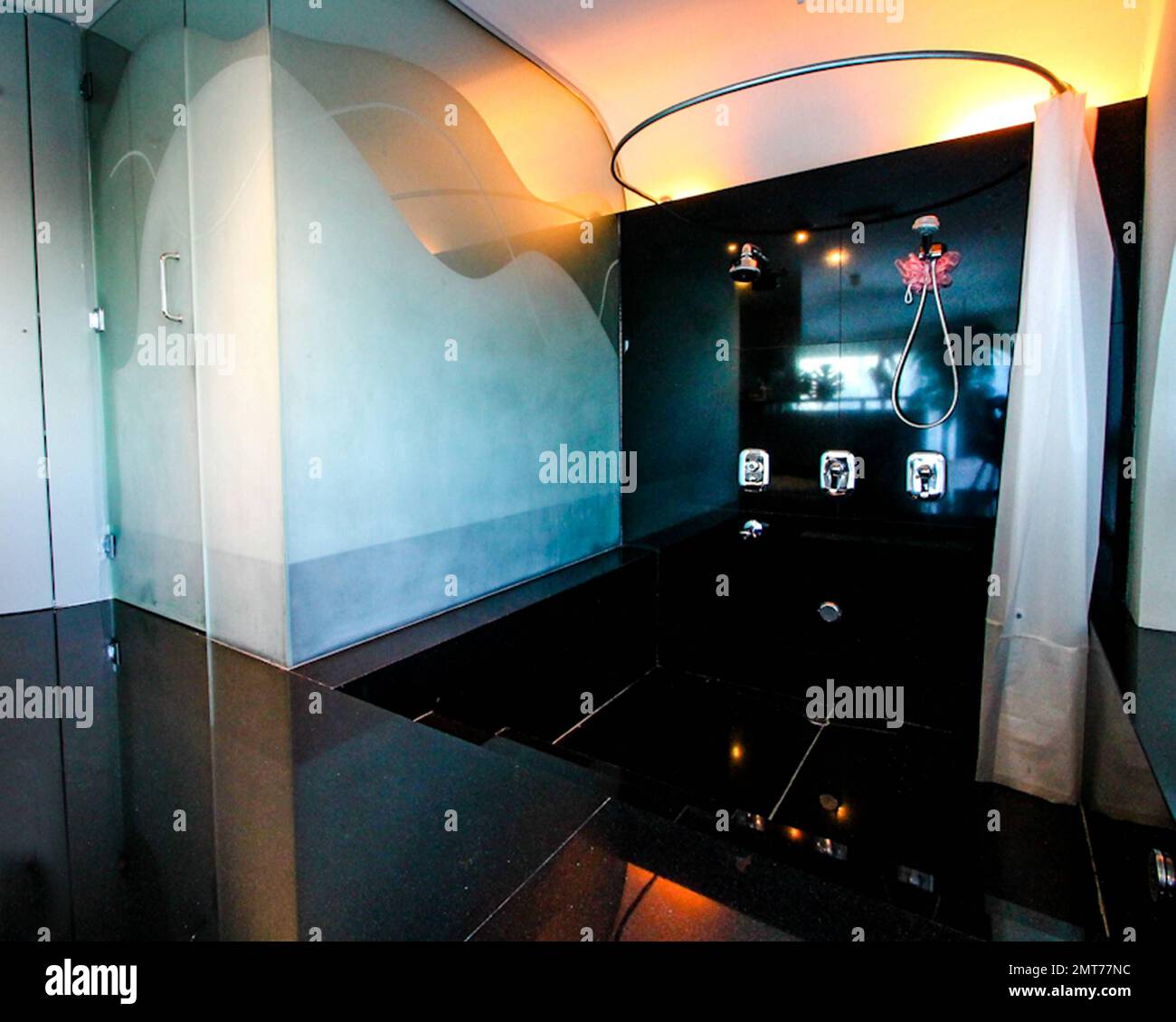 EXCLUSIVE!! This is the extravagant rented mansion at which members of ...