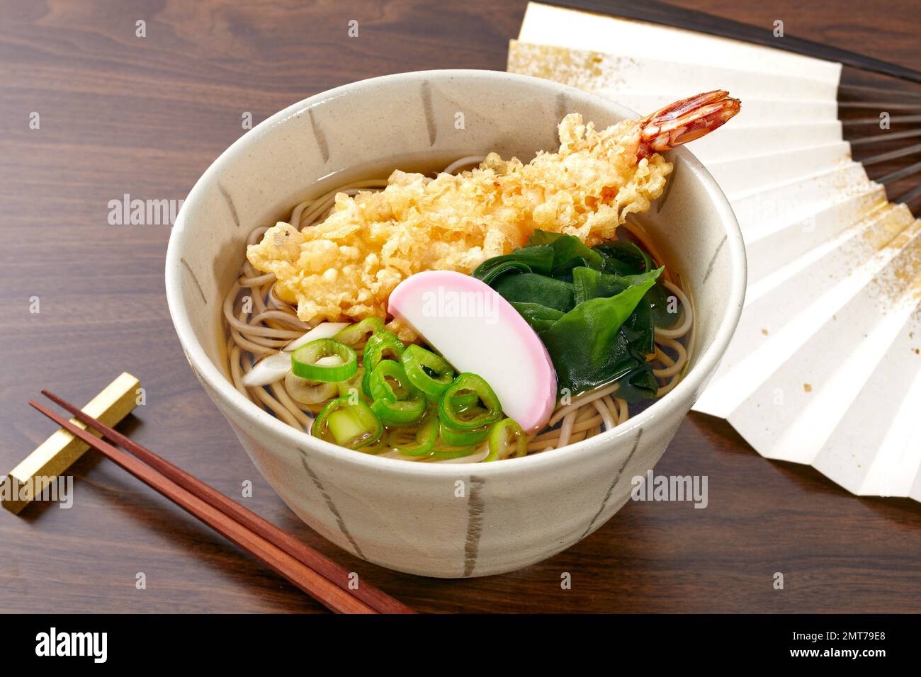 Japanese style soba noodles Stock Photo - Alamy