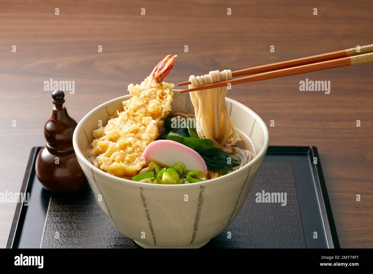 Japanese style soba noodles Stock Photo Alamy