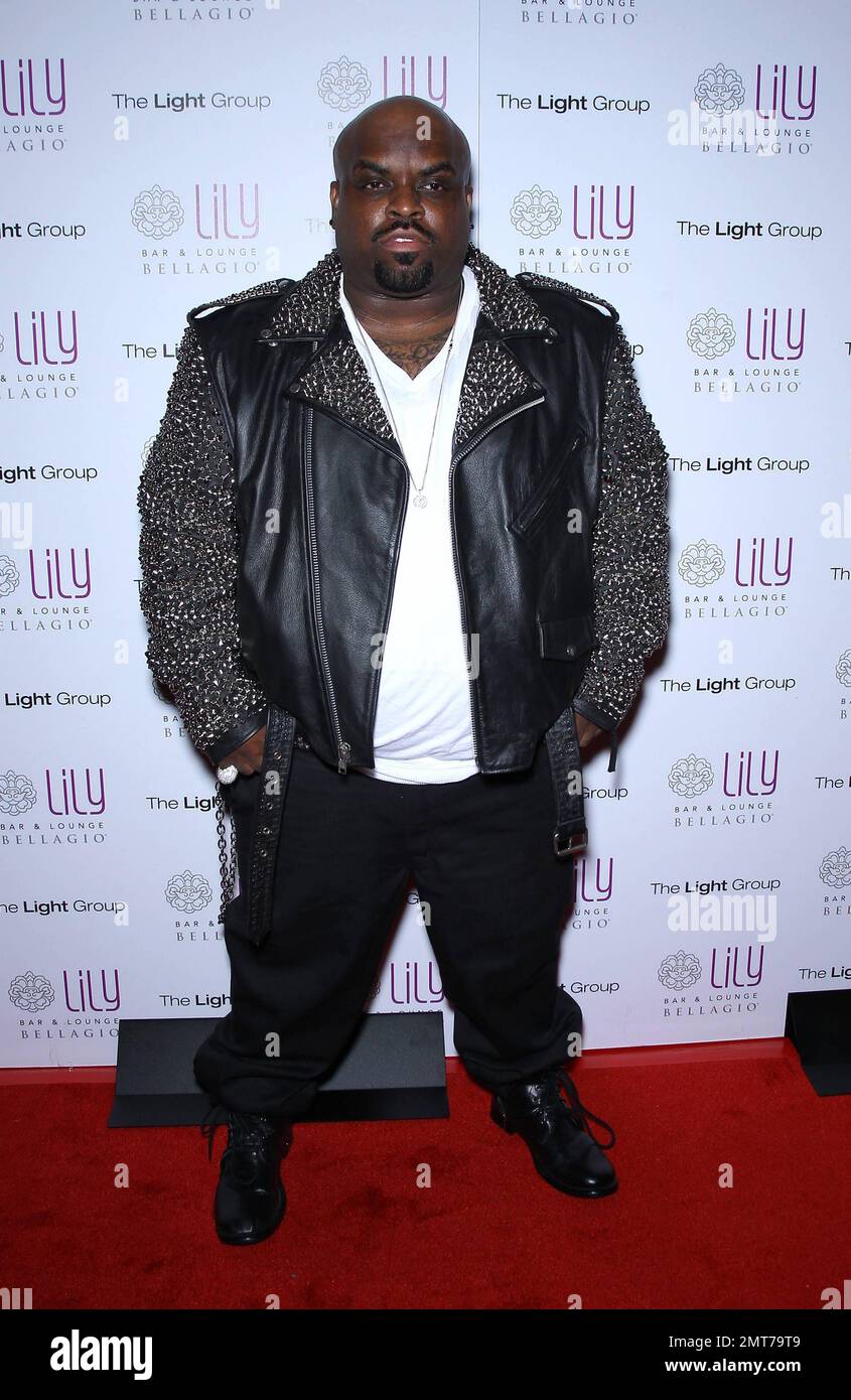 Cee Lo Green at the Grand Opening of Lily Bar & Lounge inside the Bellagio Resort & Casino. Las Vegas, NV. 18th February 2012. Stock Photo