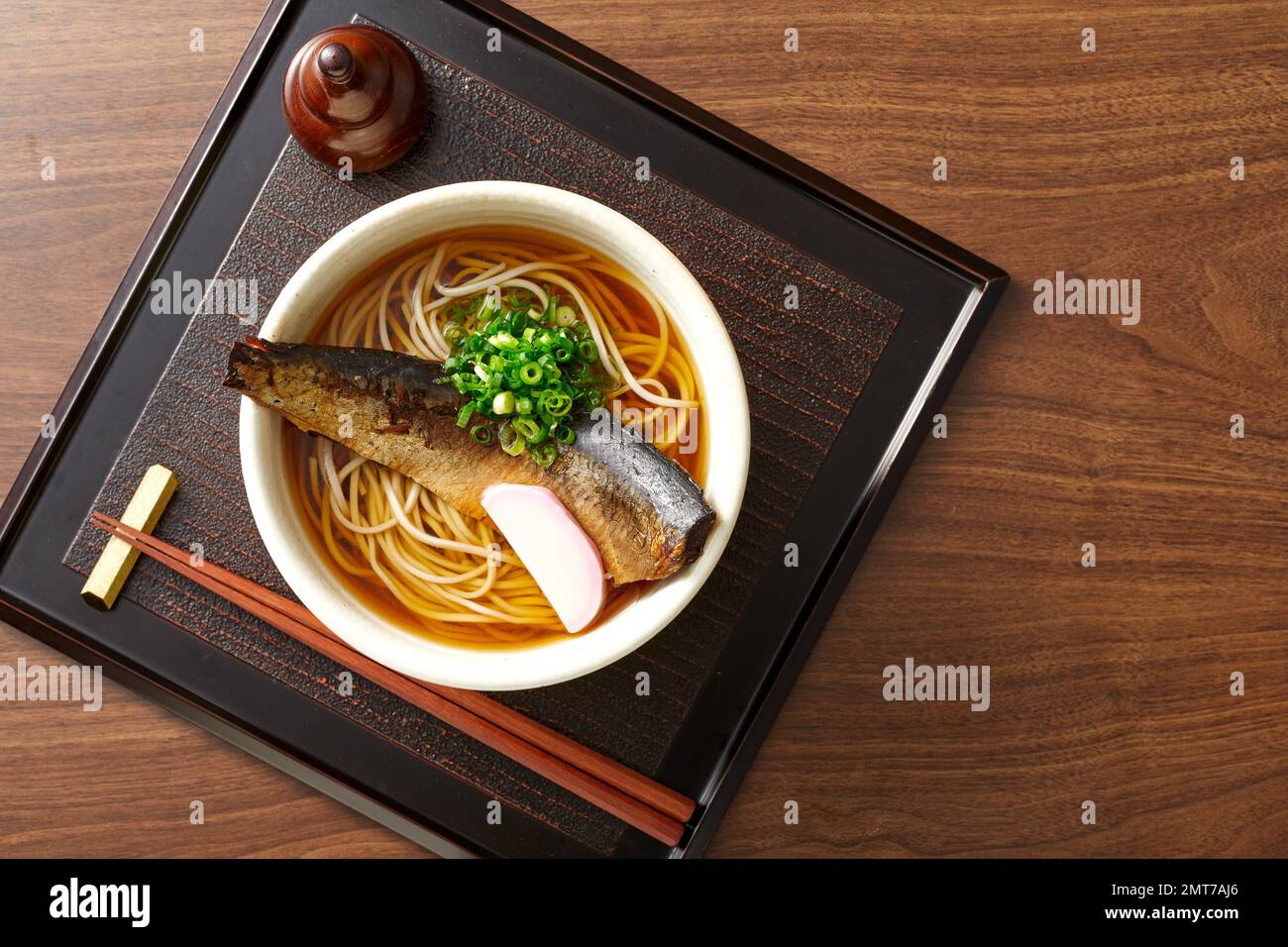 Japanese style soba noodles Stock Photo Alamy