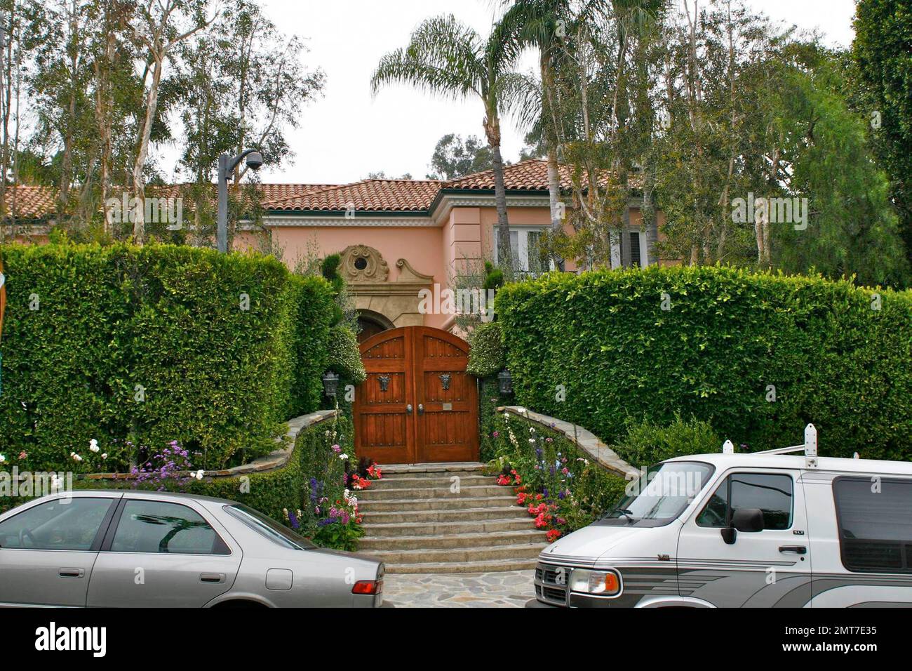 Exclusive!! The Osbournes put their Gothic style Beverly HIlls, Calif. home, which later sold to Christina Aguilera and Jordan Bratman, up for sale, yet again.   The rocker couple put the family's California residence on the market last year but found no buyers. The property is now listed again at $11,995,000. The home has 11,571 square feet with 6 bedrooms and 10 bathrooms. If they can find a buyer at that price, Sharon's business skills will have paid off as they bought the house for only  $3,900,000 back in 1999. 5/22/07. All Stock Photo