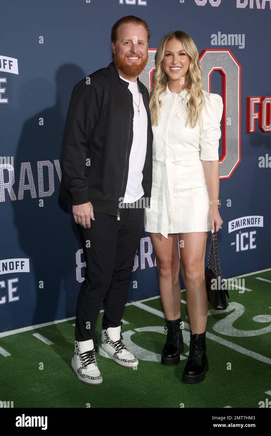 Justin Turner, Kourtney Turner, at “80 For Brady” Los Angeles Premiere