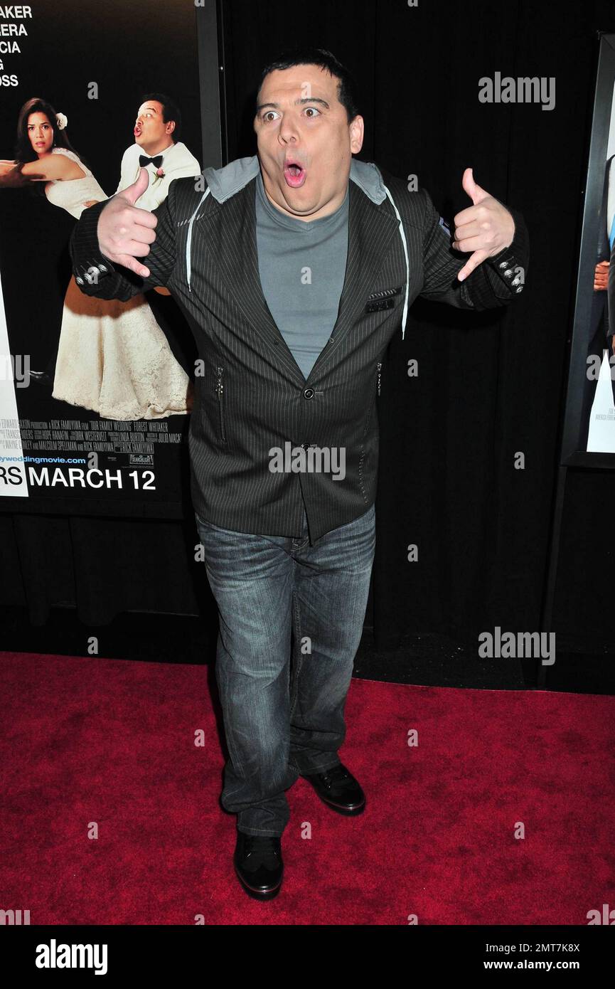 Carlos Mencia at the premiere of “Our Family Wedding” in New York, NY