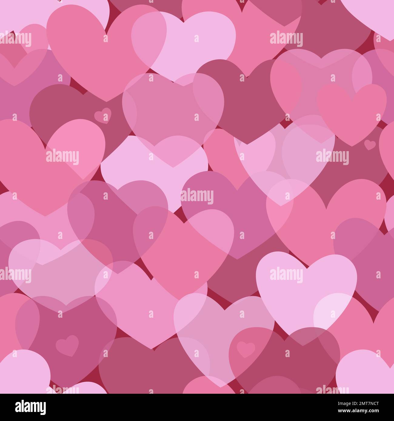 Hearts seamless pattern. Baby print, 14 february Valentine backdrop ...