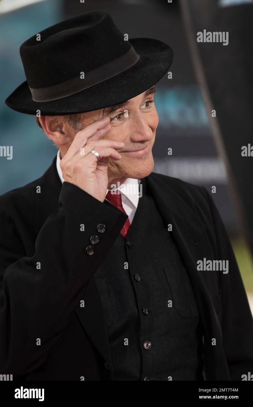 Mark Rylance poses for photographers upon arrival at the world premiere ...