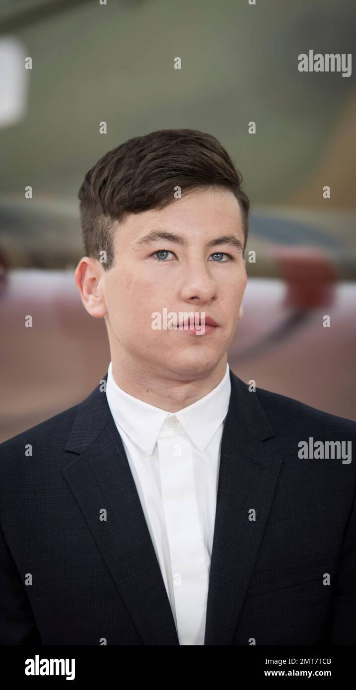 Barry Keoghan poses for photographers upon arrival at the world premiere of the film 'Dunkirk', in London, Thursday, Jul. 13, 2017. (Photo by Vianney Le Caer/Invision/AP) Stock Photo