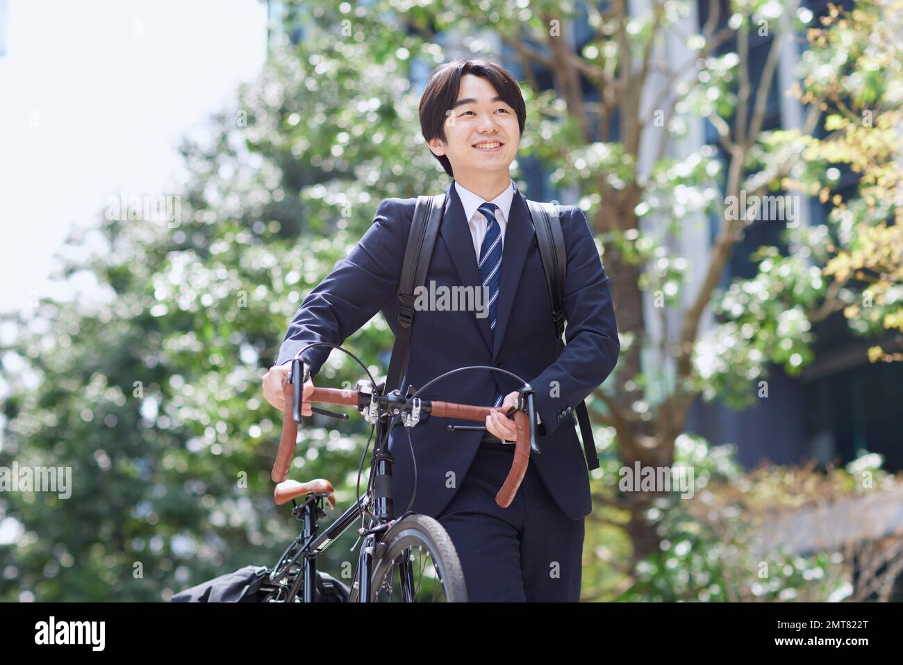 Young Japanese businessman portrait Stock Photo