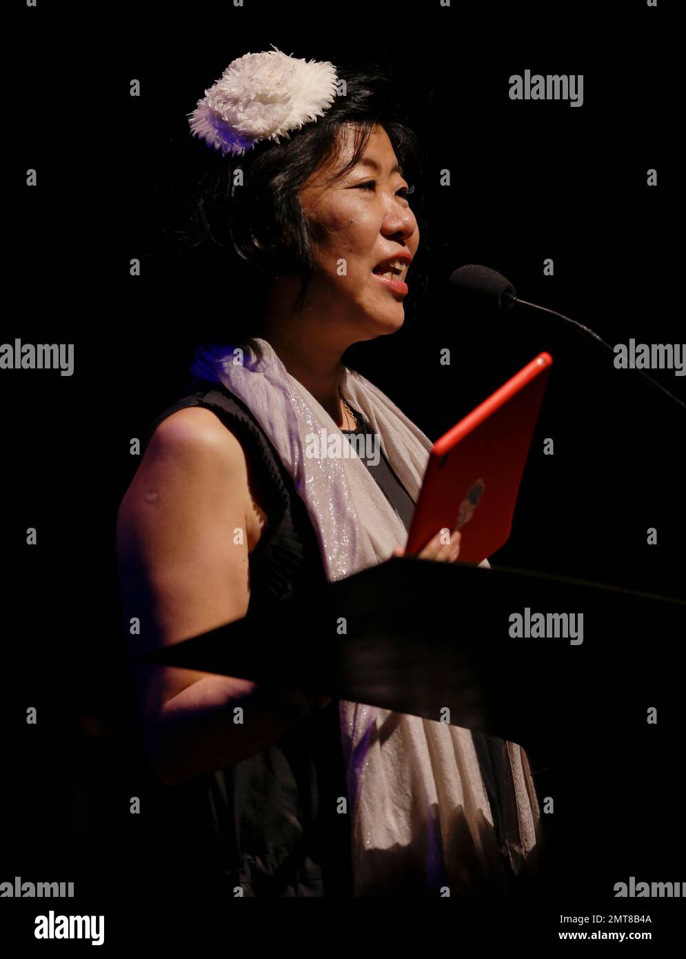 Japanese writer Mahoko Yoshimoto, better known as Banana Yoshimoto