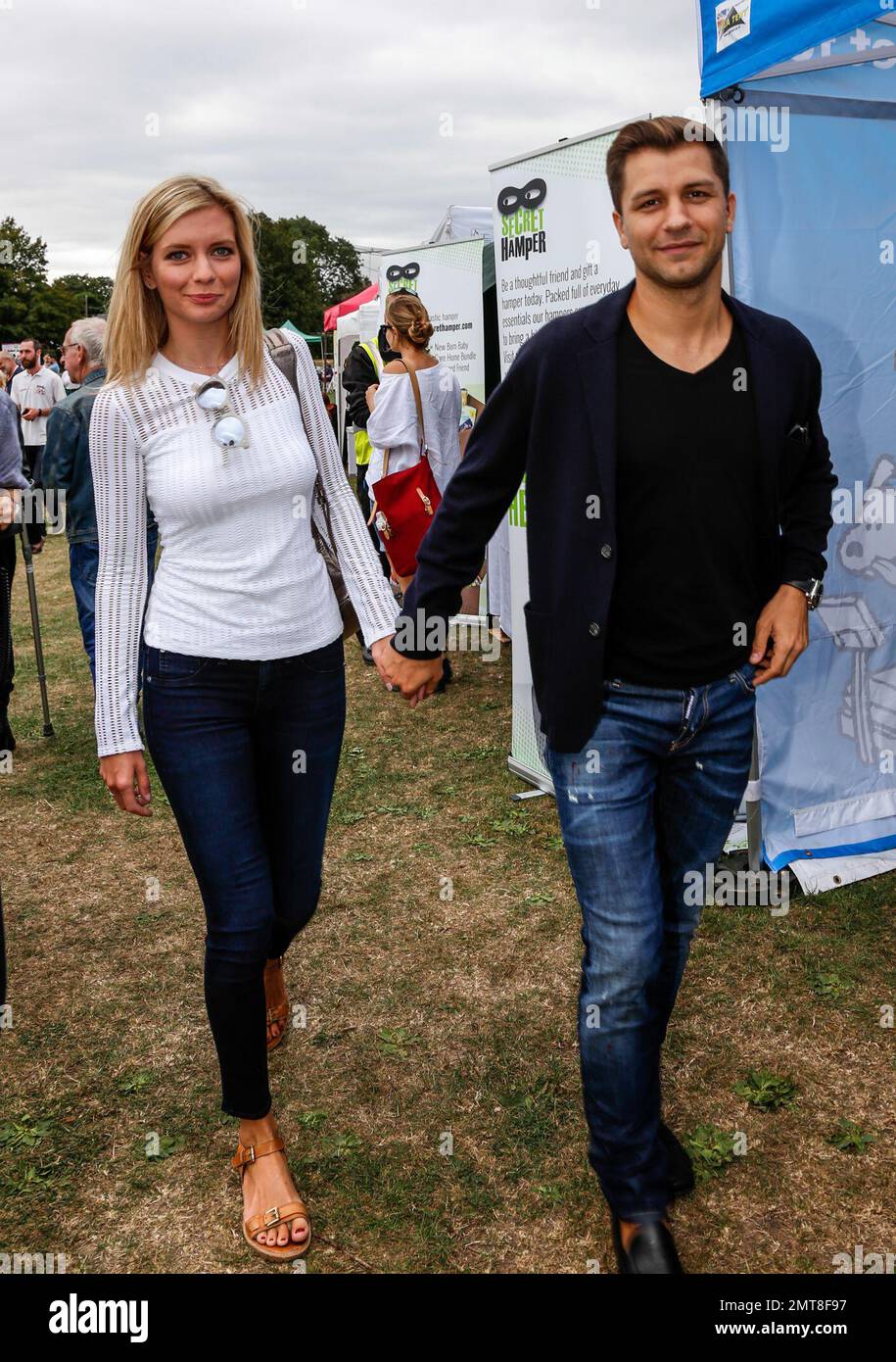 Rachel Riley and Pasha Kovalev at the PupAid charity event in Primrose ...