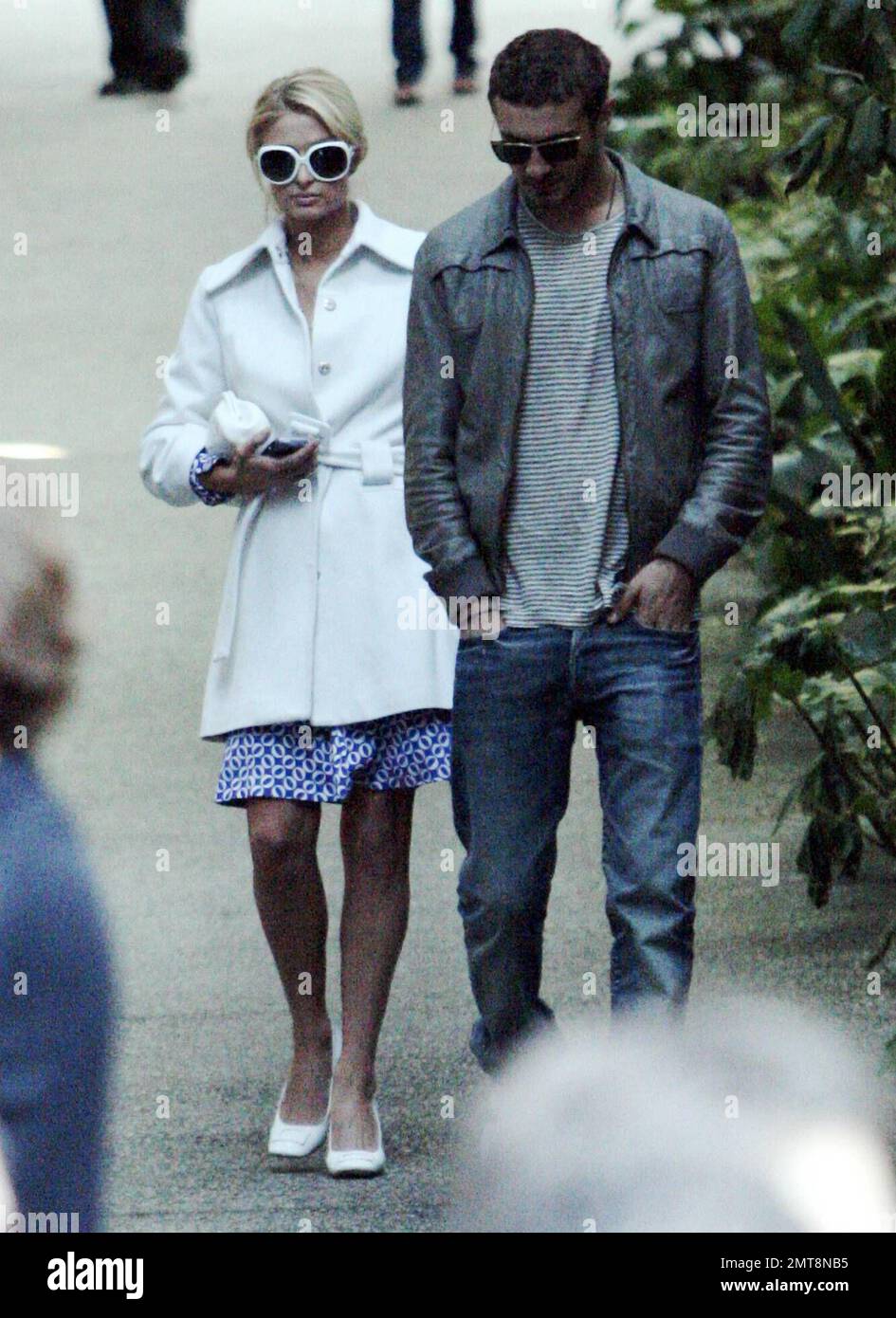 Paris Hilton and beau Stavros Niarchos show some affection as they