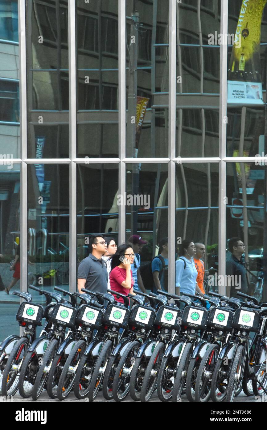 Street scene - Toronto downtown, Canada Stock Photo