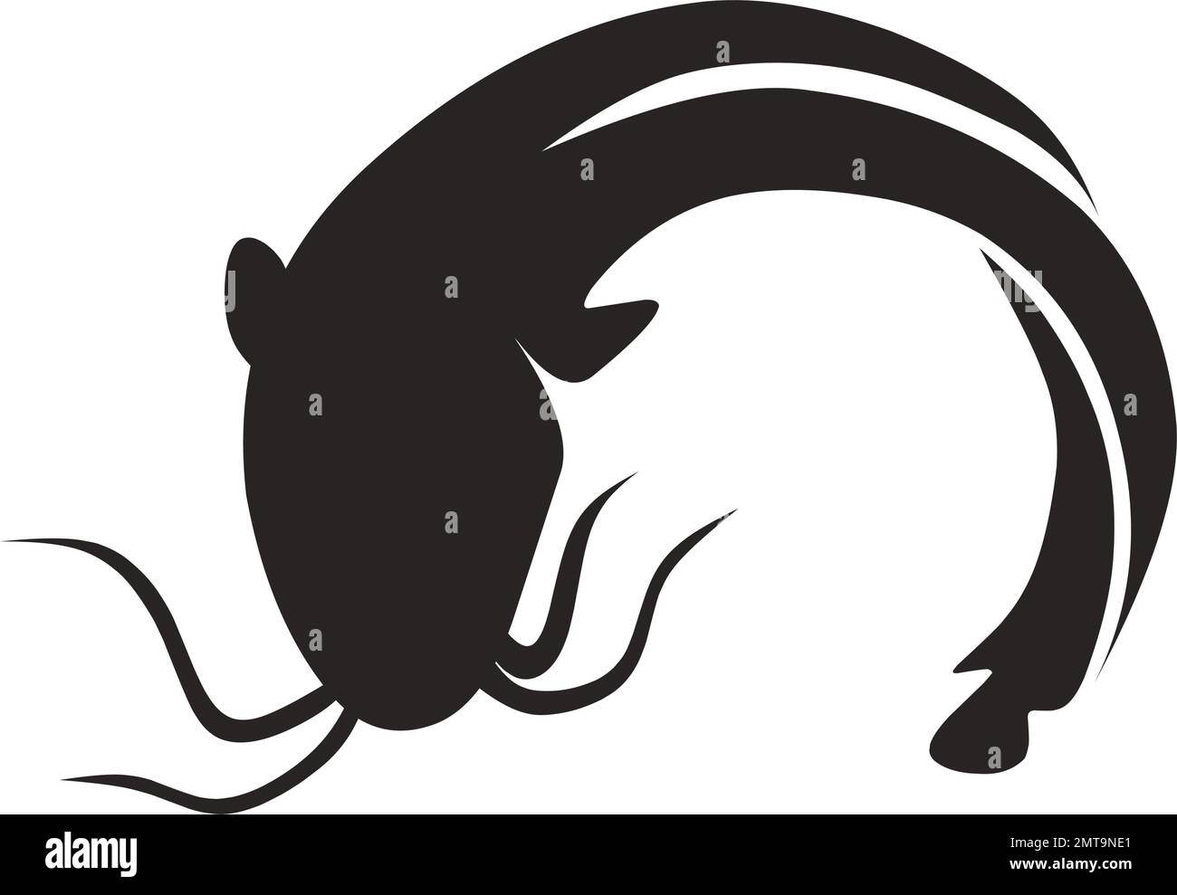 catfish icon vector illustration symbol design template Stock Vector