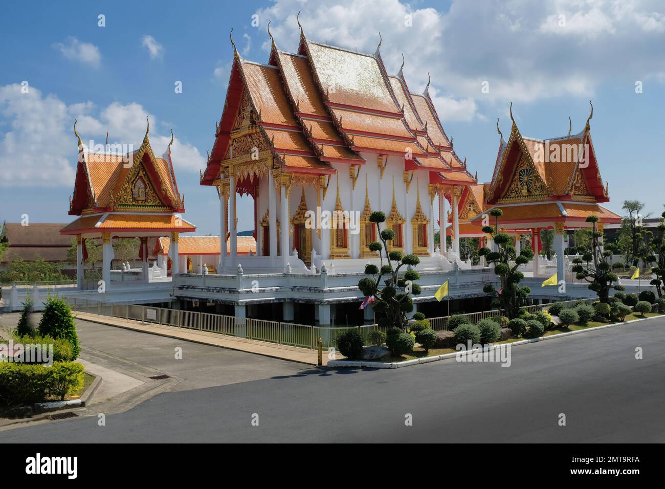 Wat Luang Pu Supa, Chalong, Phuket, Thailand Stock Photo