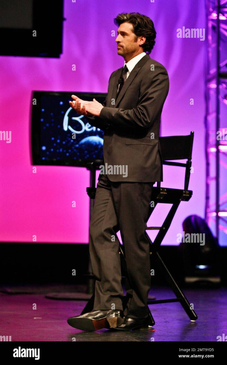 Patrick Dempsey and Avon CEO Andrea Jung commemorate Avon&rsquo;s 125th 