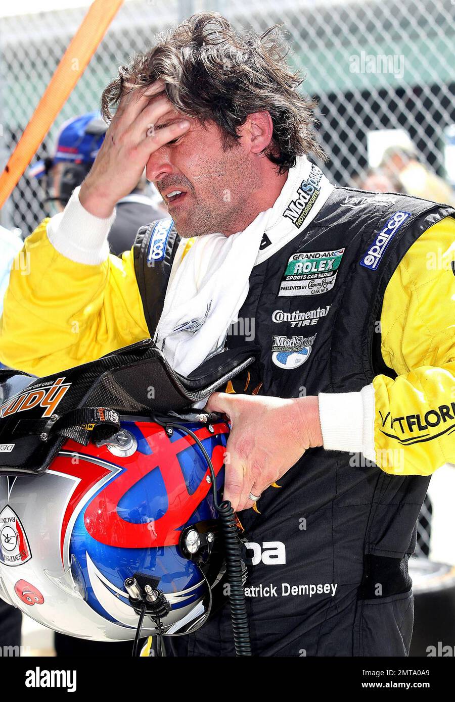 "Grey's Anatomy" actor turned racer Patrick Dempsey spends some time at