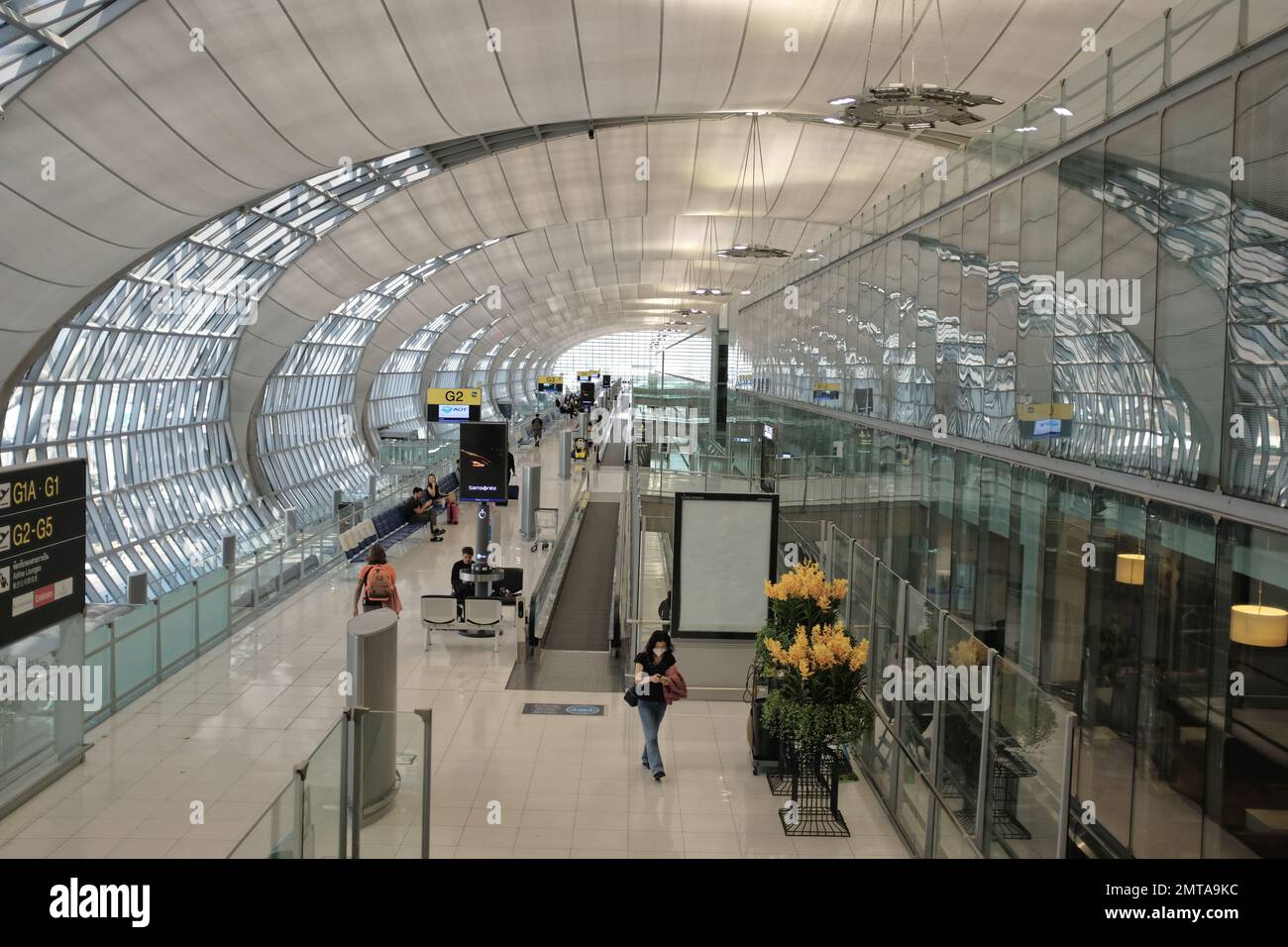 Suvarnabhumi international airport, Bangkok, Thailand Stock Photo