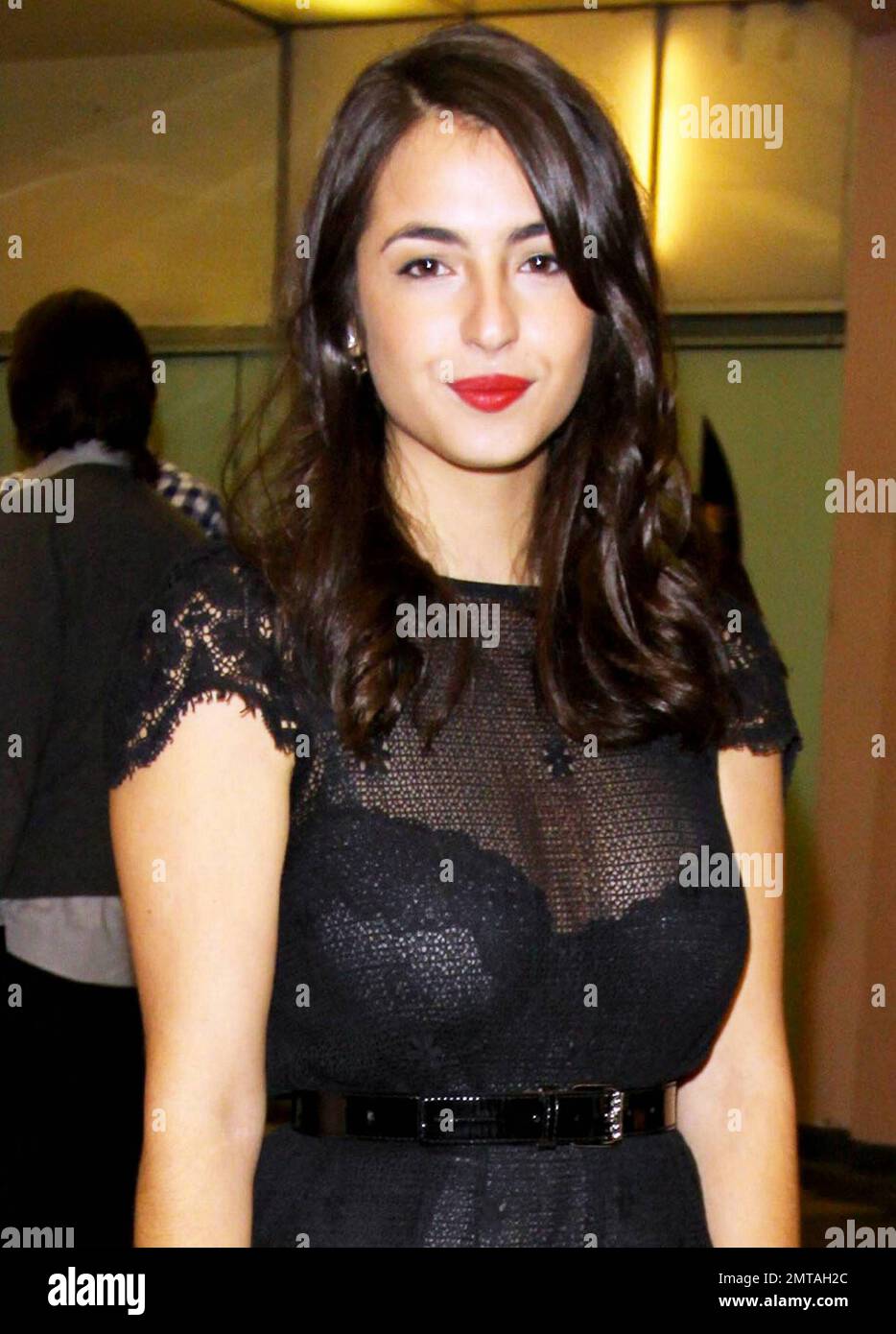 Alanna Masterson arrives at the premiere of 'Peach Plum Pear' held at Regent Showcase Cinema during the Hollywood Reel Film Festival.  'Peach Plum Pear' stars Alanna, sister of 'That '70s Show' actor Danny Masterson. Los Angeles, CA. 12/16/10. Stock Photo