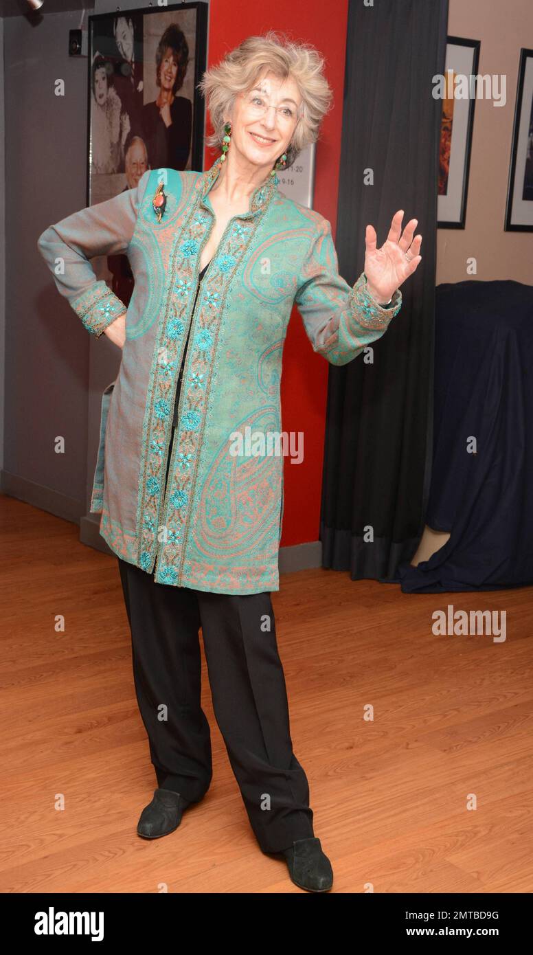 Maureen Lipman at the ‘Peter Pan’ - Special VIP performance at Chickenshed Theatre. The Community theatre company Chickenshed marks the end of its 40th anniversary festival year with a celebration performance of children's classic ‘Peter Pan’ in London, UK. January 4, 2015. Stock Photo