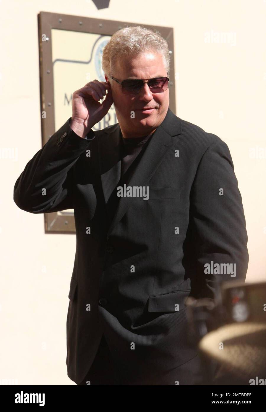 Actor William Petersen received his star on the Hollywood Walk of Fame