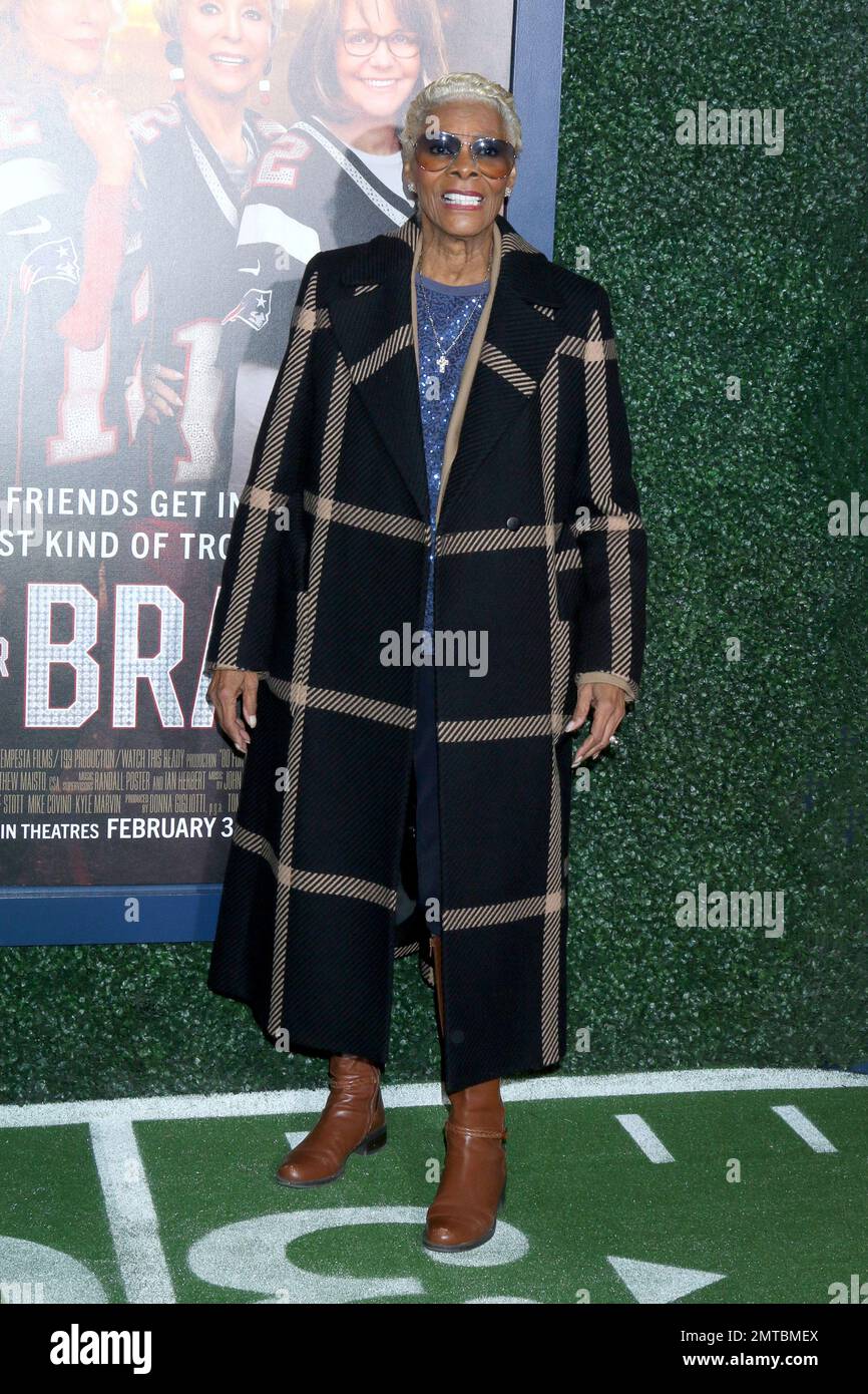 LOS ANGELES - JAN 31:  Dionne Warwick at the 80 for Brady Los Angeles Premiere at the Village Theater on January 31, 2023 in Westwood, CA Stock Photo
