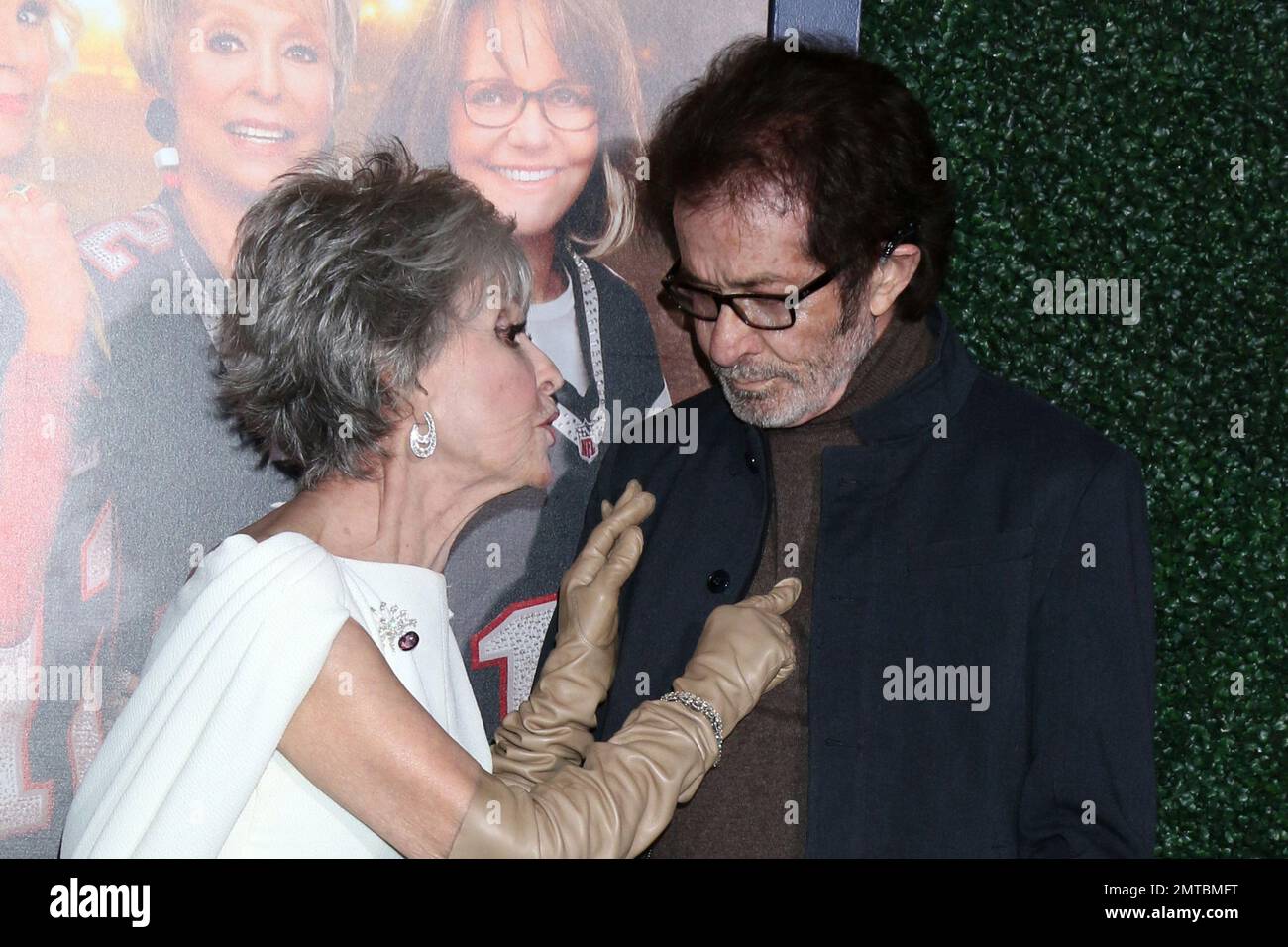 LOS ANGELES - JAN 31:  Rita Moreno, George Chakiris at the 80 for Brady Los Angeles Premiere at the Village Theater on January 31, 2023 in Westwood, CA Stock Photo