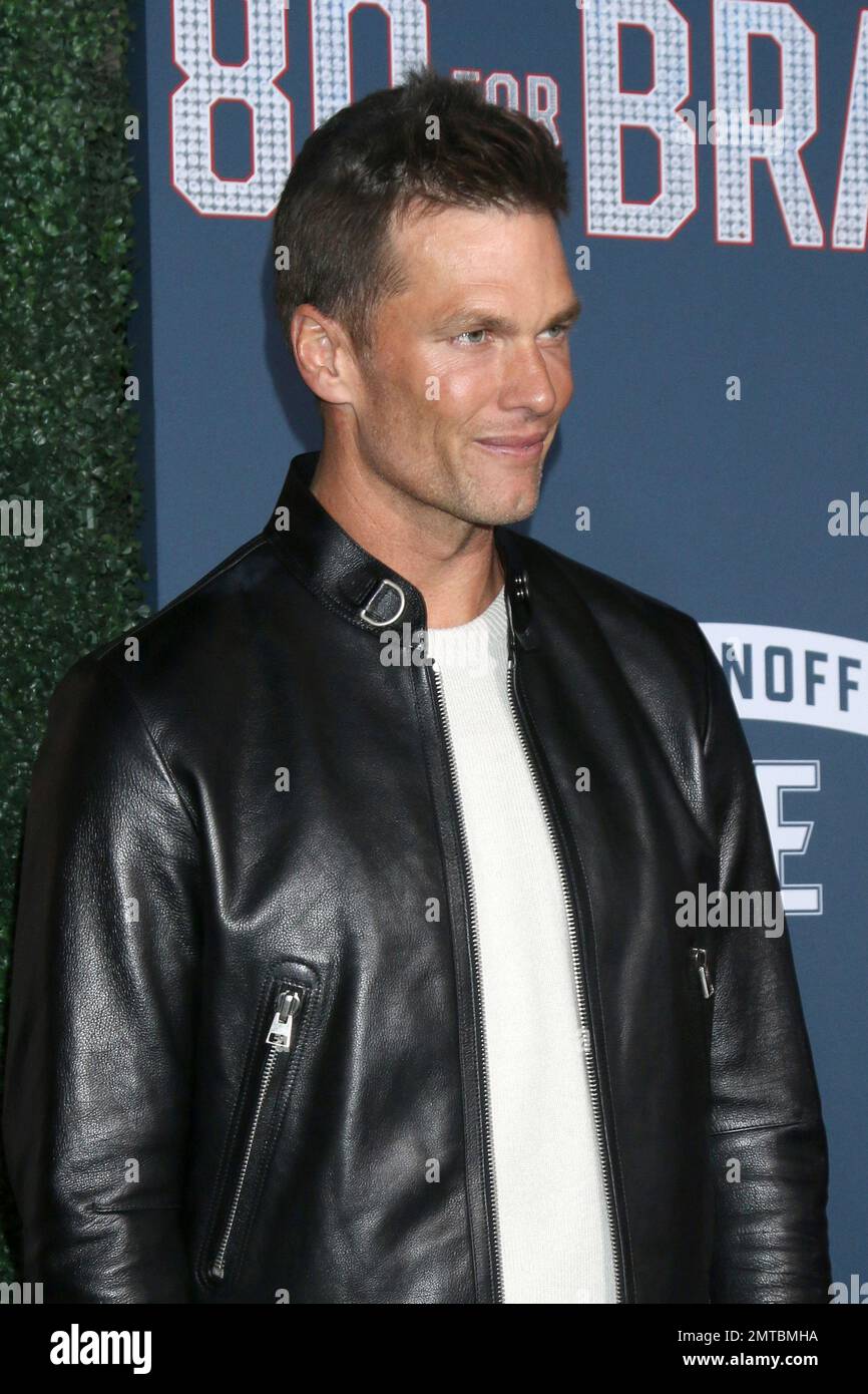 LOS ANGELES - JAN 31:  Tom Brady at the 80 for Brady Los Angeles Premiere at the Village Theater on January 31, 2023 in Westwood, CA Stock Photo