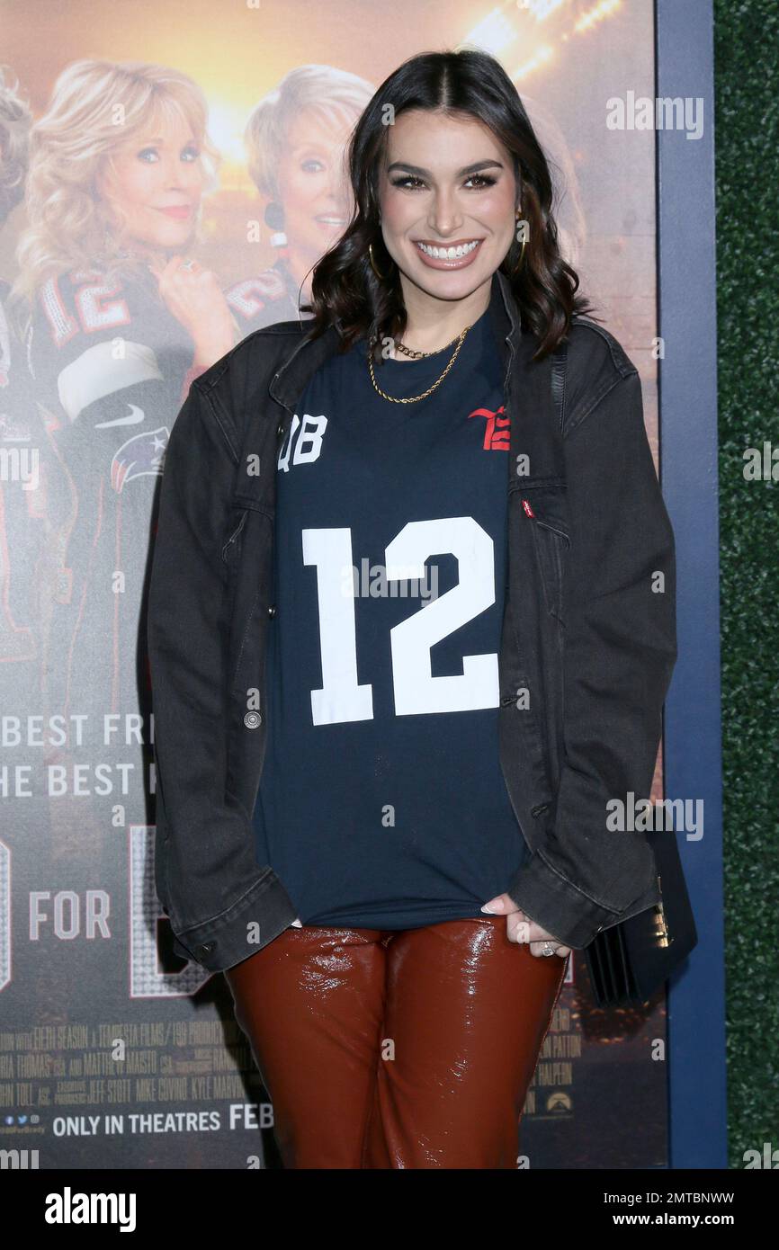 LOS ANGELES - JAN 31:  Ashley Iaconetti at 80 for Brady Los Angeles Premiere at the Village Theater on January 31, 2023 in Westwood, CA Stock Photo
