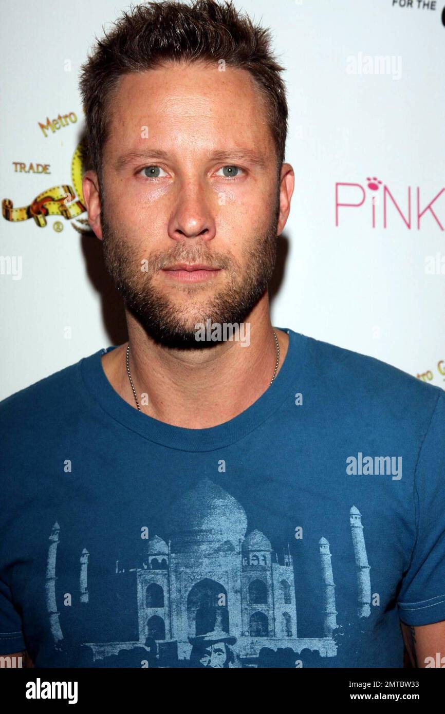 Michael Rosenbaum arrives at the product launch for PiNKiTUDE, a