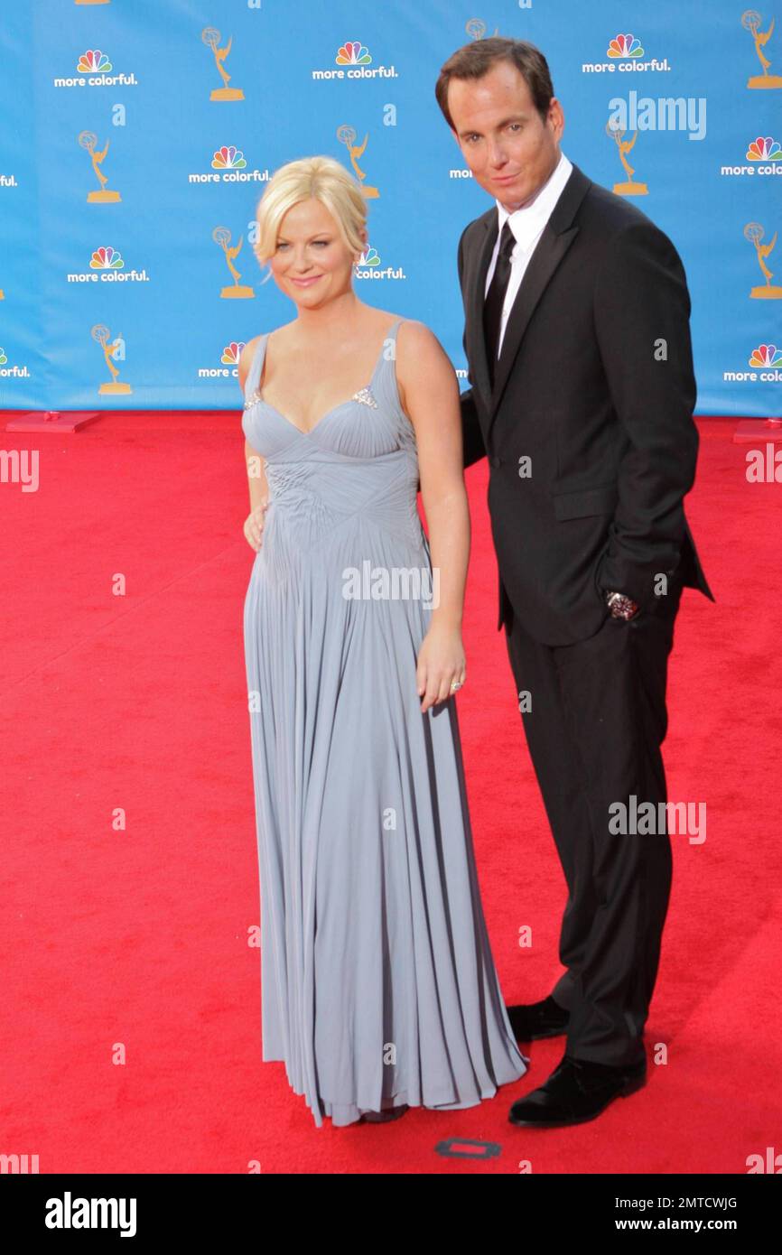 Amy poehler white dress hires stock photography and images Alamy