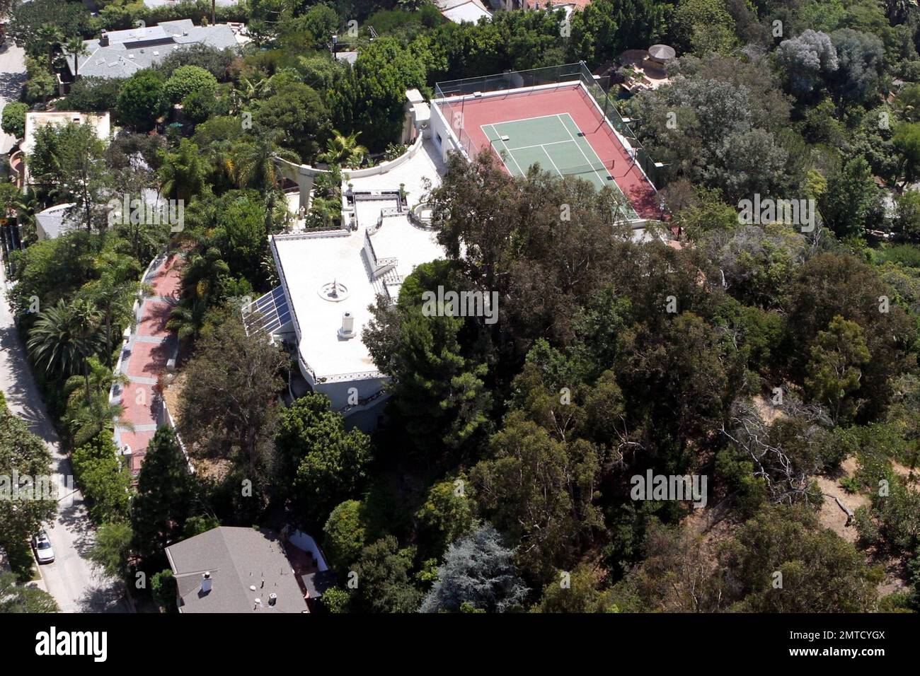 Aerial views of the $11.9 million 10-bedroom, 11-bathroom home Prince ...