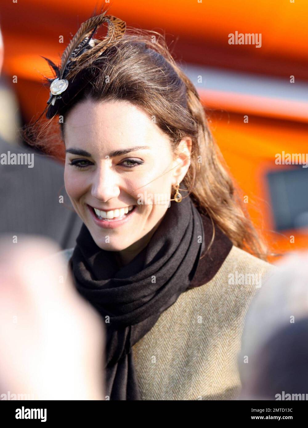 Prince William and Kate Middleton make an appearance at a lifeboat
