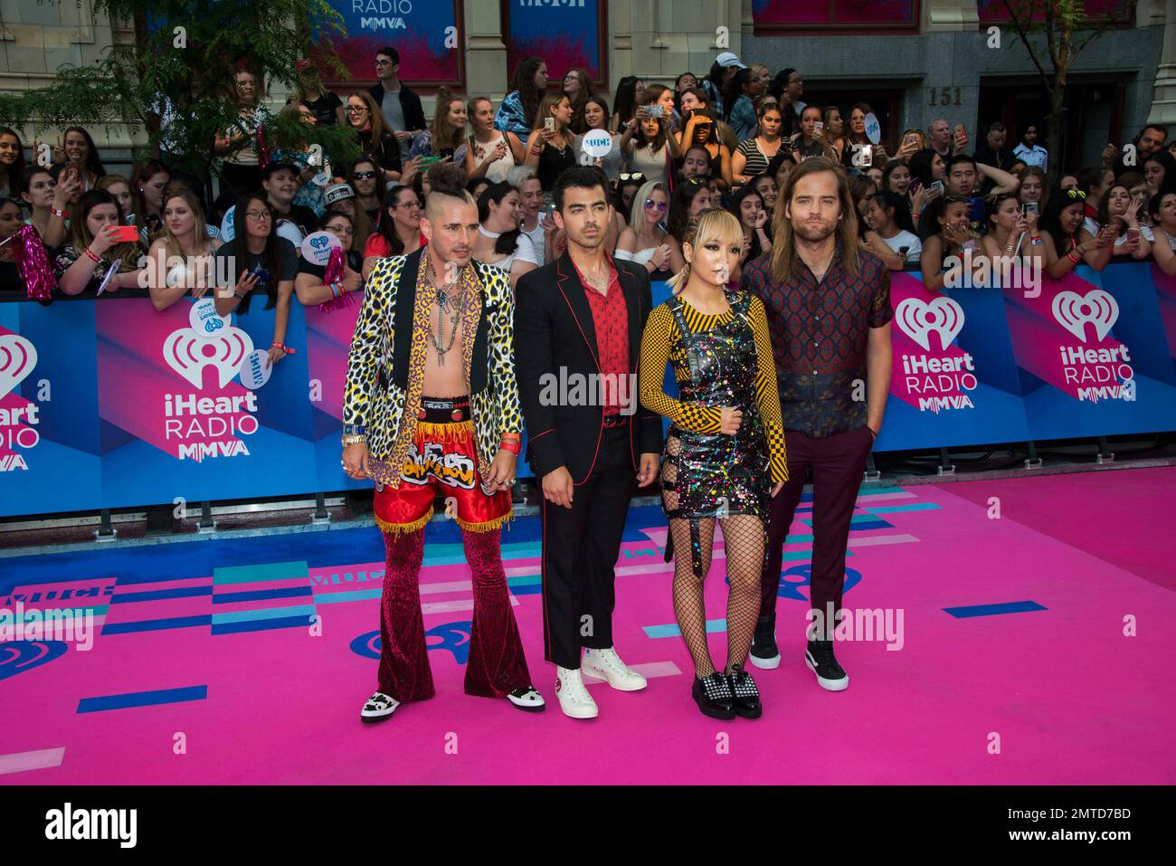 Cole Whittle, Joe Jonas, JinJoo Lee and Jack Lawless arrive at the