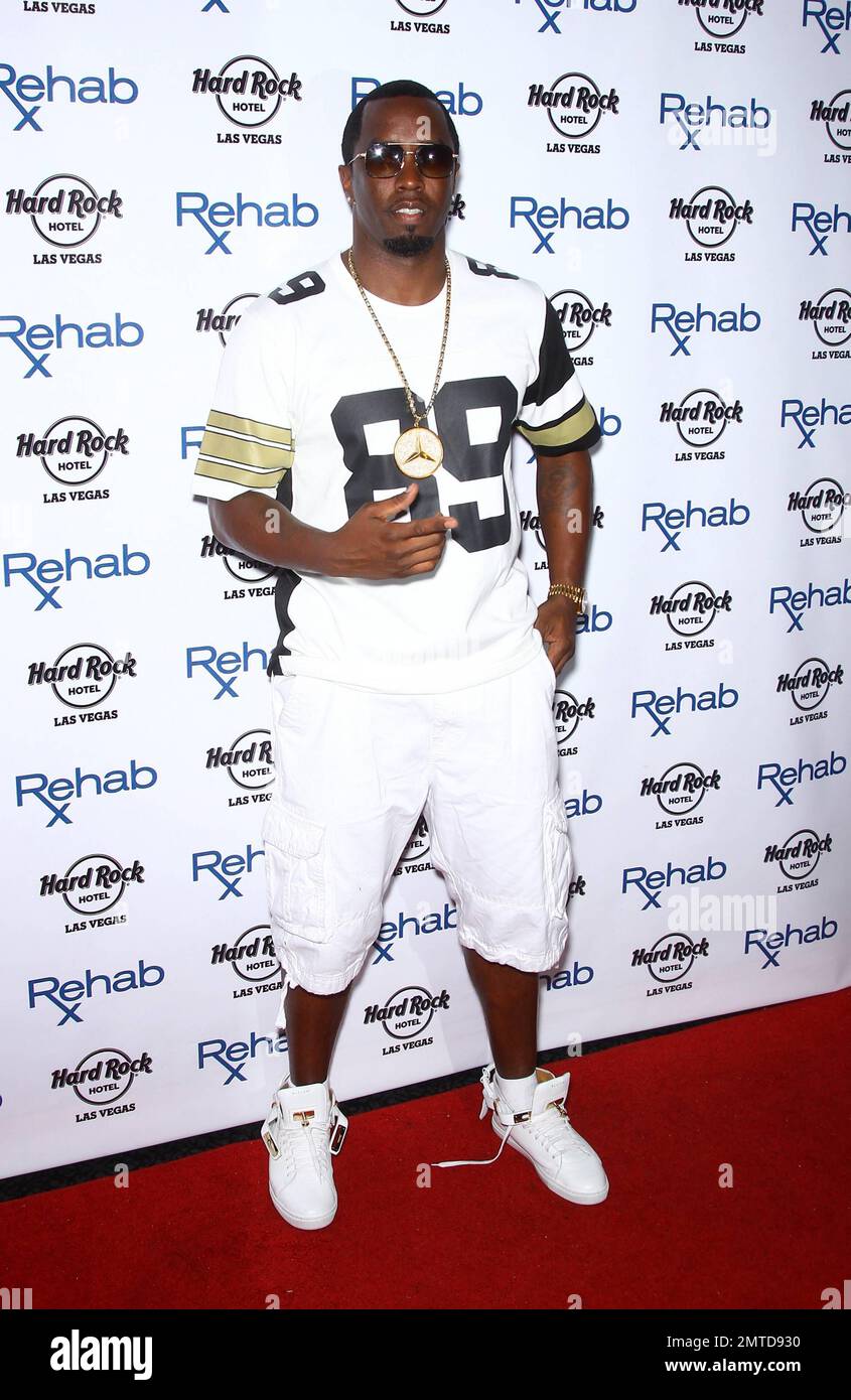 Puff Daddy attending a photocall in Las Vegas, Nevada Stock Photo - Alamy