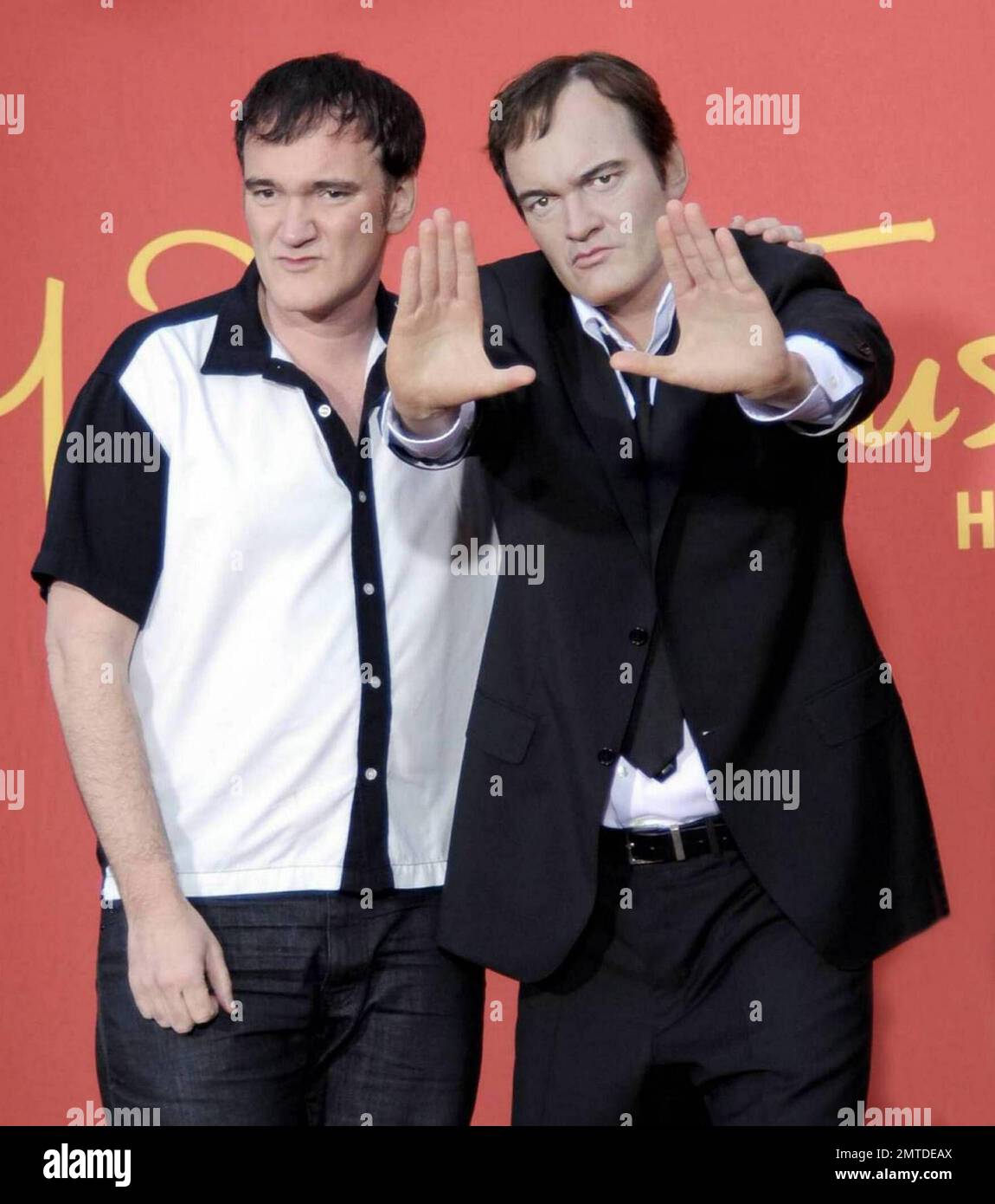  Quentin Tarantino at Madame Tussaud's Wax Museum unveiling of the