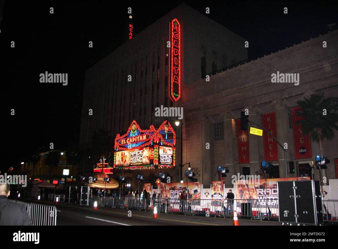 General views of the world premiere of Walt Disney's 'Race To Witch Mountain' at the El Capitan Theatre in Los Angeles, CA. 3/11/09. Stock Photo