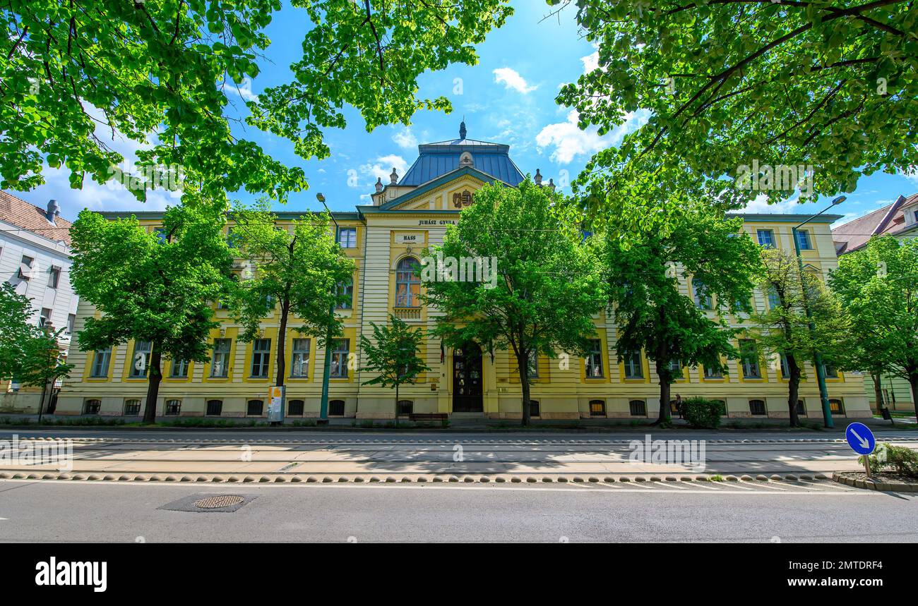 Szeged, Hungary. The University of Szeged and the Gyula Juhasz Faculty of Education Stock Photo