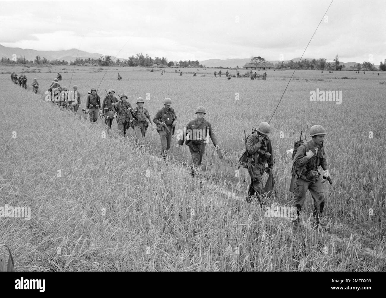 Trooper Rice With the antennae of their field radios arched skyward, the ...