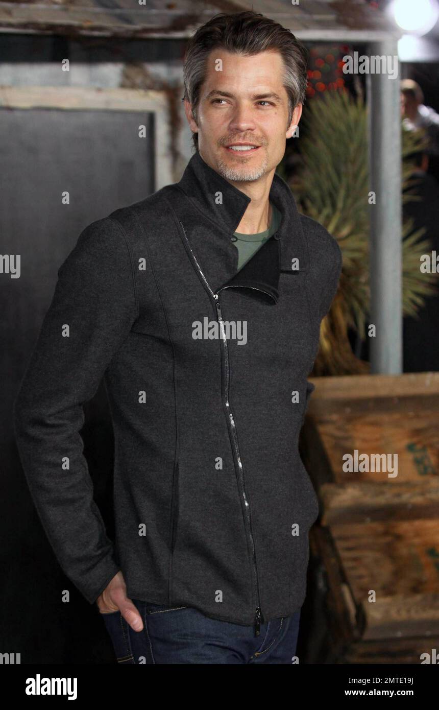 Timothy Olyphant attending the Los Angeles premiere of "Rango" at the